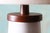 White 1960s Gordon and Jane Martz M-166 Lamp for Marshall Studios White With Tan Incisions For Sale - Image 8 of 9