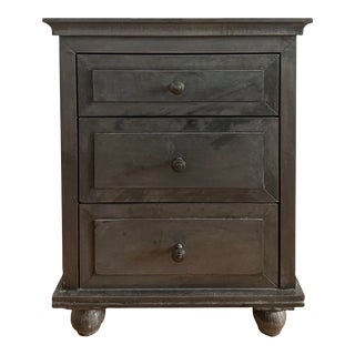 Annecy Metal-Wrapped Closed Nightstand by Restoration Hardware For Sale