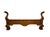 Cinnamon 1990s Century Furniture Queen Size Bedframe With Attached Ruffled Skirt For Sale - Image 8 of 12
