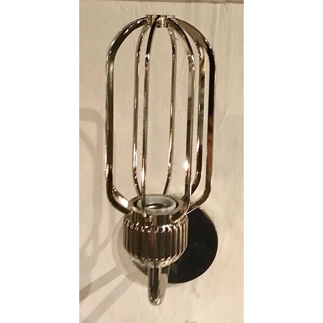 Regina Andrew Industrial Modern Polished Nickel Rupert Wall Sconce For Sale - Image 4 of 4