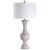 Textile Vase Table Lamp in Whitewash - a Pair For Sale - Image 7 of 8