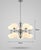 Vintage Chandelier with Polished Chrome Frame, 1970s For Sale - Image 4 of 6
