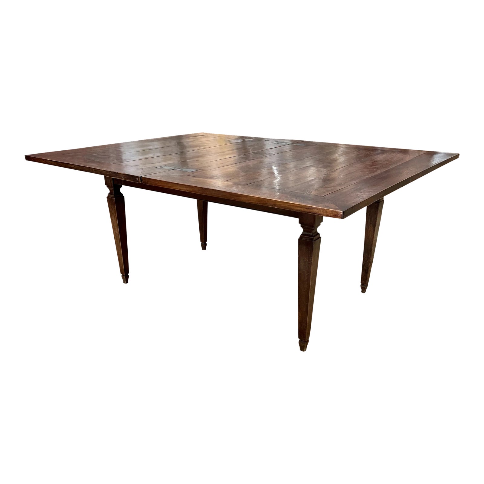 Italian Walnut Rectangular Dining Table, 19th Century, Possibly Earlier ...