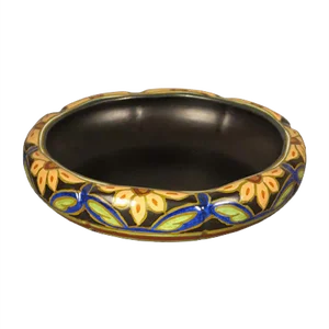 Antique Juendstil Ceramic Bowl from Gouda