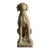 Late 20th Century Cement Dog Sculpture For Sale