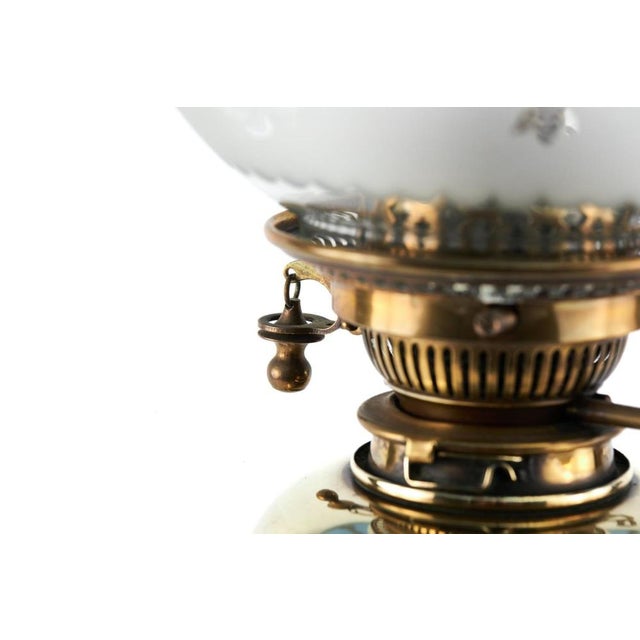 Antique Brass Oil Lamp, 1900s For Sale - Image 3 of 10