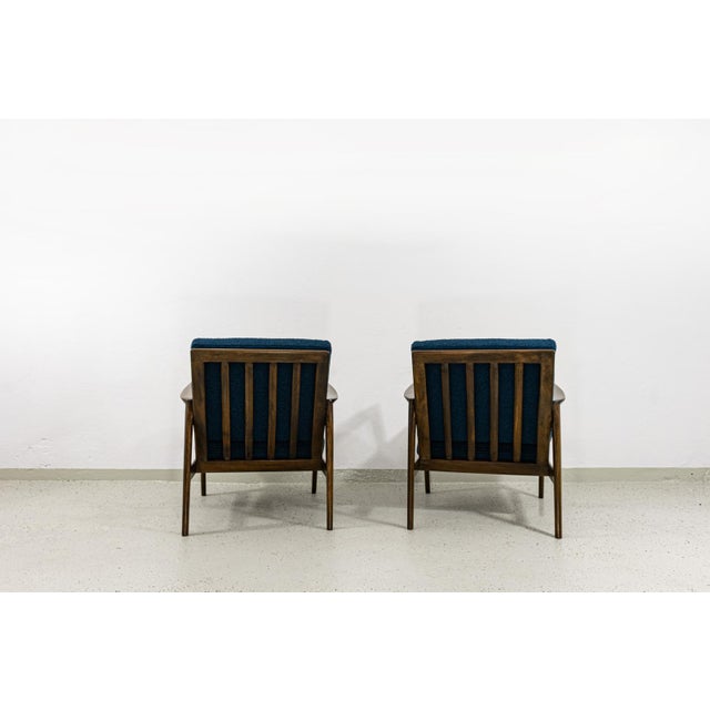 Wood Vintage Armchairs from SFM, Poland, 1960s, Set of 2 For Sale - Image 7 of 15