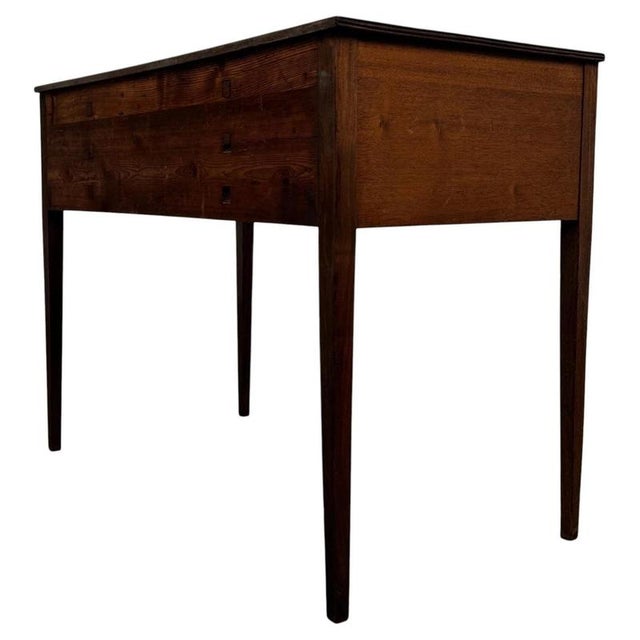 Gold 18th Century English Mahogany Writing Table For Sale - Image 8 of 12