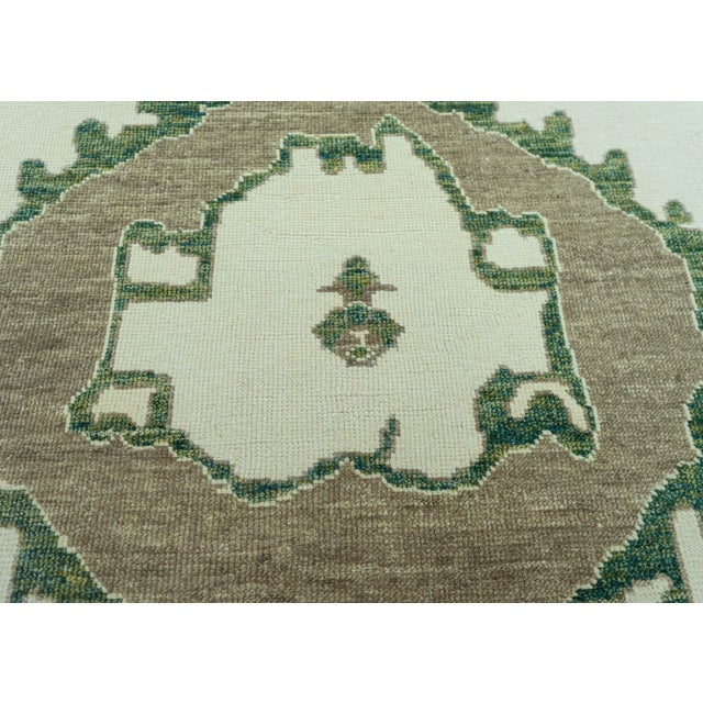 Turkish Turkish Oushak Rug 9'5" x 12' #20140 For Sale - Image 3 of 8