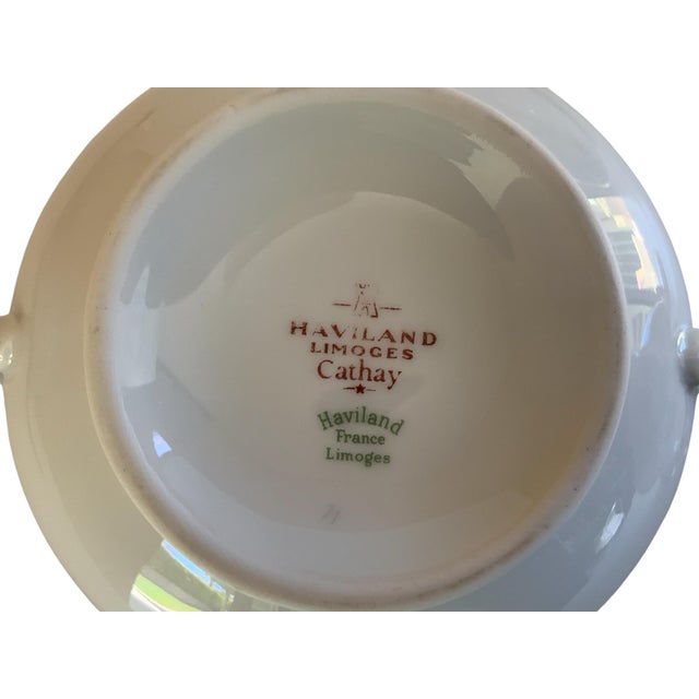 Vintage Haviland Limoges Cathay Coffee Pot Creamer Sugar Set Made in France 1973-1991 For Sale - Image 10 of 12