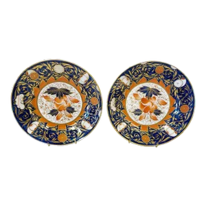 Circa 1810 Coalport Porcelain Dessert Plates- a Pair