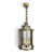 Goldenrod Louis XVI Style Bronze Lantern with Three Lights For Sale - Image 8 of 8