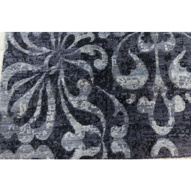 Textile Abstract Modern “Passion Flowers” Wool Rug by Doris Leslie Blau For Sale - Image 7 of 7
