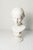 Bust of a woman in white marble, signed Louvre Museum 1445, in very good condition. The marble is very clean and unmarked....