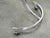 1970s Vintage Italian Space Age Chrome and Smoked Glass Rolling Side Table, 1970s For Sale - Image 5 of 13