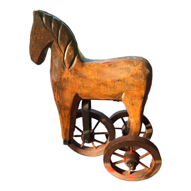Early 20th Century American Folk Art for Horse Lovers For Sale