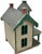 Nice Antique American Hand Made & Painted Wood Folk Art Victorian Style Birdhouse - 18 Inches Tall - Circa Early 1900s For Sale - Image 15 of 18
