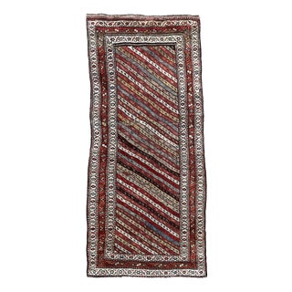 Antique Kurdish Runner Rug, 1890s For Sale