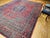 Vintage Turkish Heriz Rug, Hand-Knotted Wool, Geometric Medallion Design, Red & Green, 12x14 For Sale - Image 4 of 16