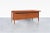 Burnt Orange Mid-Century Modern Executive Teak Desk by Arne Vodder for h.p. Hansen, 1960s For Sale - Image 8 of 12