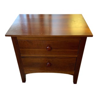 Early 21st Century Ethan Allen Wooden Side Table For Sale