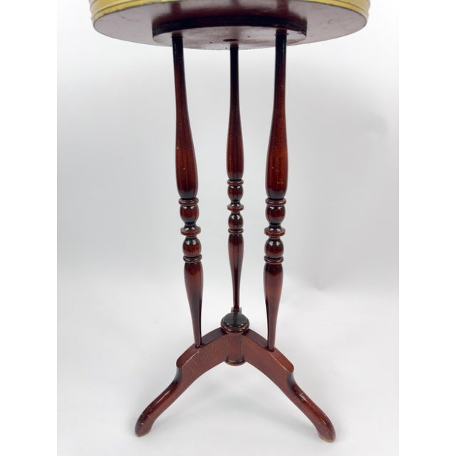 Early 20th Century Early 20th Century French Vintage Gueridon Side Table With Marble Top For Sale - Image 5 of 13