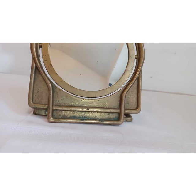 Art Deco Brass Dressing Mirror, 1920s-1930s For Sale - Image 7 of 16