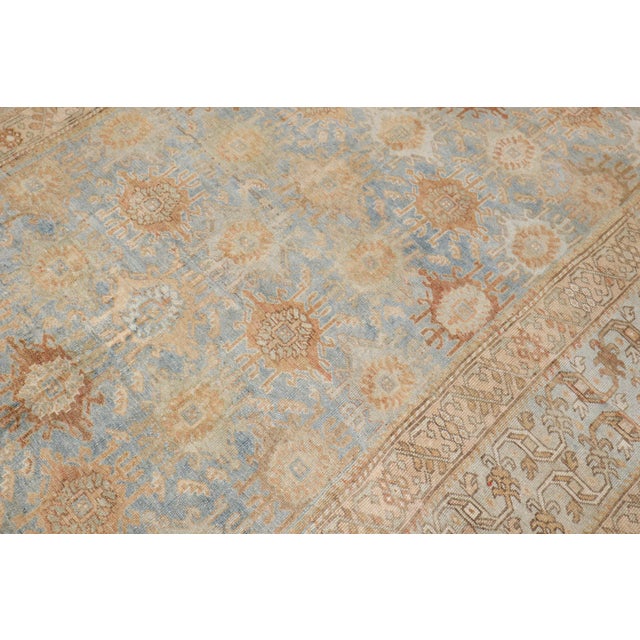 Antique Light Blue Malayer Corridor Rug - 8' x 19'4" For Sale In New York - Image 6 of 11