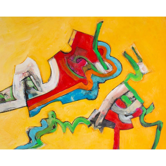 Abstract Mixed Media Painting by James L. Bruch For Sale In Indianapolis - Image 6 of 8