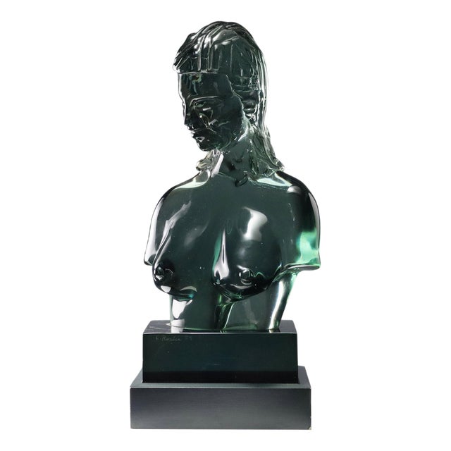Loredano Rosin, Bust of a Young Woman, Glass For Sale