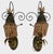 1970s Hollywood Regency Italian Gilt Torchère Wall Sconces With Beaded Fringe Shades - a Pair For Sale - Image 4 of 11