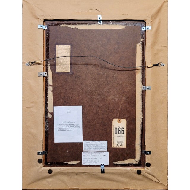 Paul Clemens- Ballerina Stretching - Oil Painting For Sale - Image 12 of 12