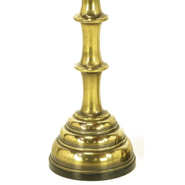 Stiffel Stiffel Patinated Brass Table Lamps - a Pair For Sale - Image 4 of 7