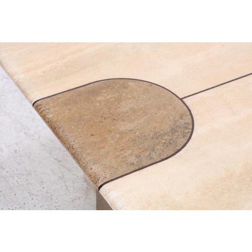 Stone Vintage Travertine Coffee Table, 1980s For Sale - Image 7 of 13