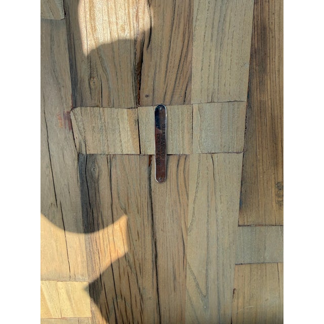 Wood Mitchell Gold + Bob Williams Industrial Wood & Metal Side Tables For Sale - Image 7 of 7