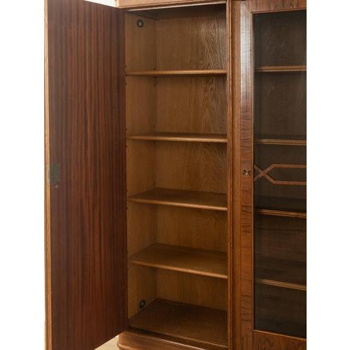 Brown Art Deco Cabinet, Germany For Sale - Image 8 of 14