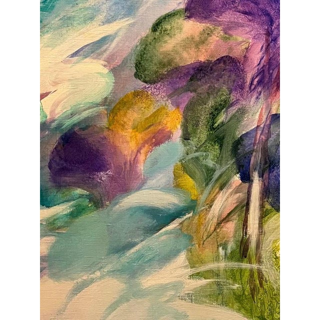 Albert Deman, Abstract Composition, Oil on Canvas For Sale - Image 6 of 11