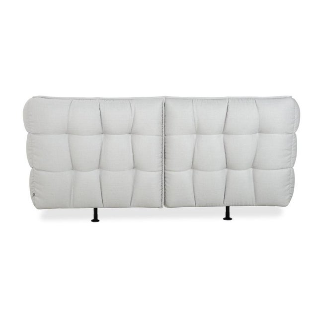 Husk Boxspring Bed in Grey from B&B Italia For Sale - Image 13 of 15