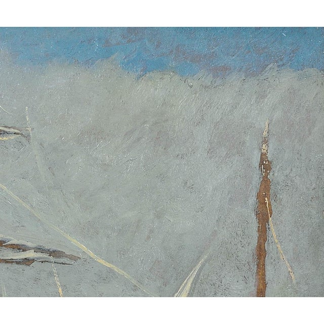 Paul Bret, Unloading & Loading Ships, Palermo Harbour, Sicily, 1930s, Oil Painting, Framed For Sale - Image 7 of 18