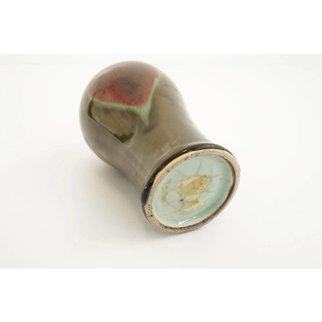 1940s Finnish Glazed Ceramic Vase by Toini Muona, 1940s For Sale - Image 5 of 6