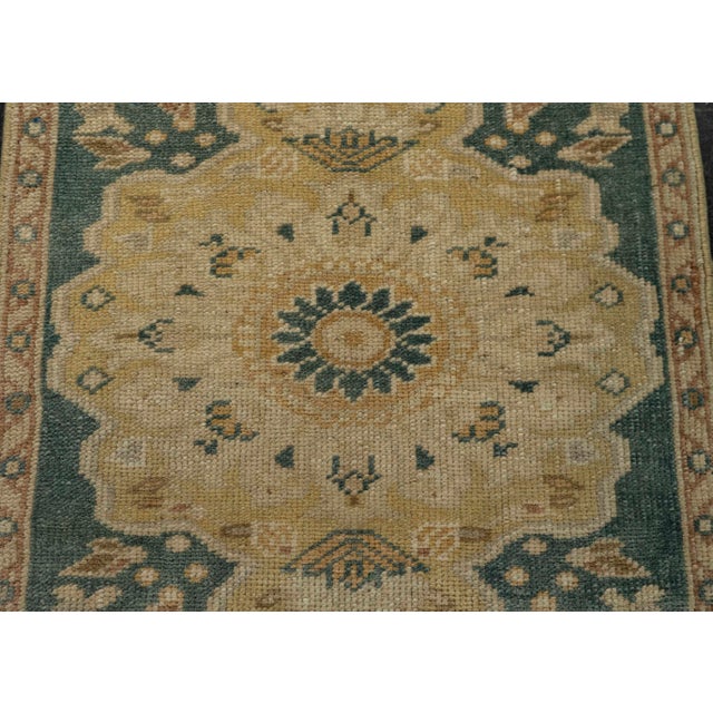 Turkish Mini Rug Oriental Hand Knotted Vintage Rug 1'7" x 3'3" #21251 For Sale - Image 4 of 8