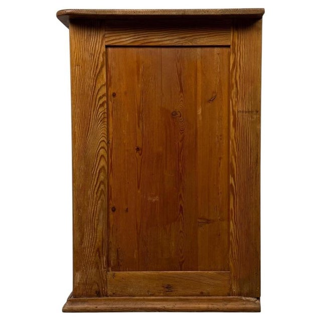 Antique English Victorian Pitch Pine Credenza, 1800s For Sale - Image 11 of 13