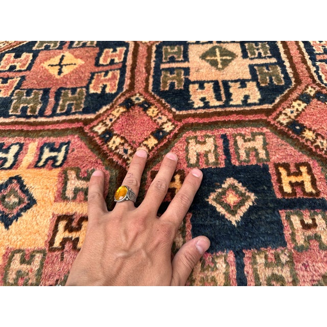 Antique Ersari Turkmen Tauk Nuska Gul Tribal Rug - 6'1" X 4'3" For Sale - Image 4 of 9