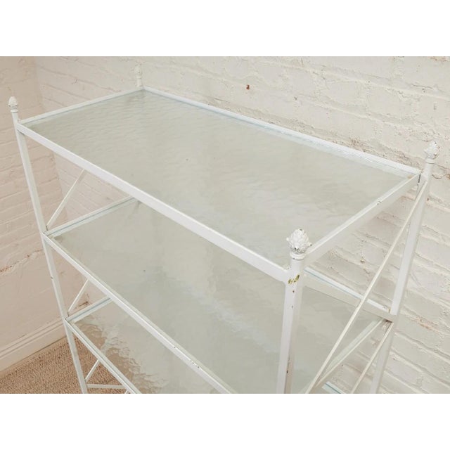 Vintage White Plant Shelf For Sale - Image 4 of 12