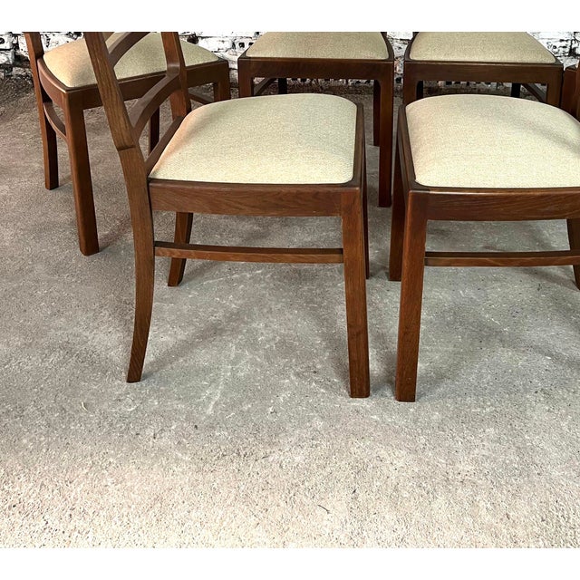 Wood Scandinavian Mid-Century Modern Dining Chairs – Set of 6 For Sale - Image 7 of 7