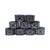 Late 20th Century Mexican Talavera Hand-Painted Pottery Napkin Rings Set of 9 2" For Sale - Image 10 of 11