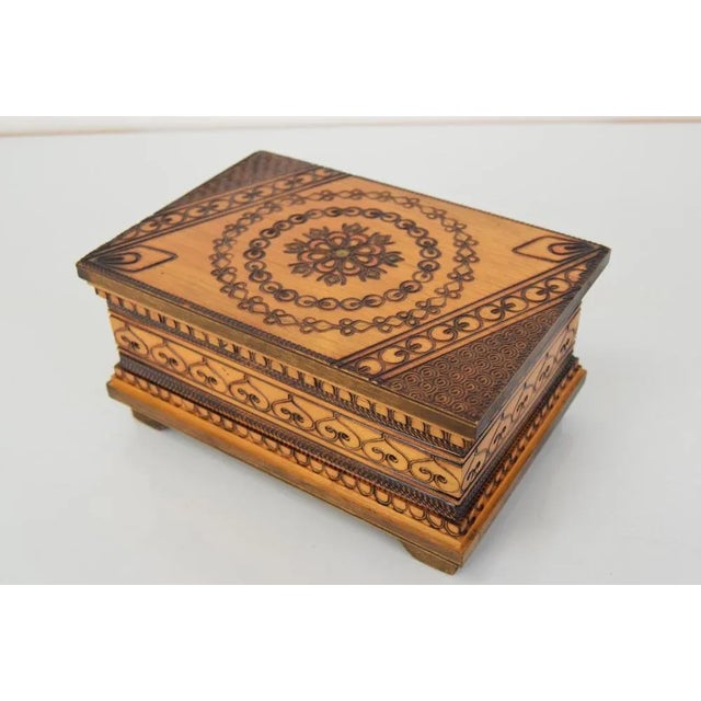 Vintage Wooden Box, 1960s For Sale - Image 4 of 10