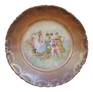 Artist Signed Angeliha Kaufmann 10" Portrait Plate of Venus