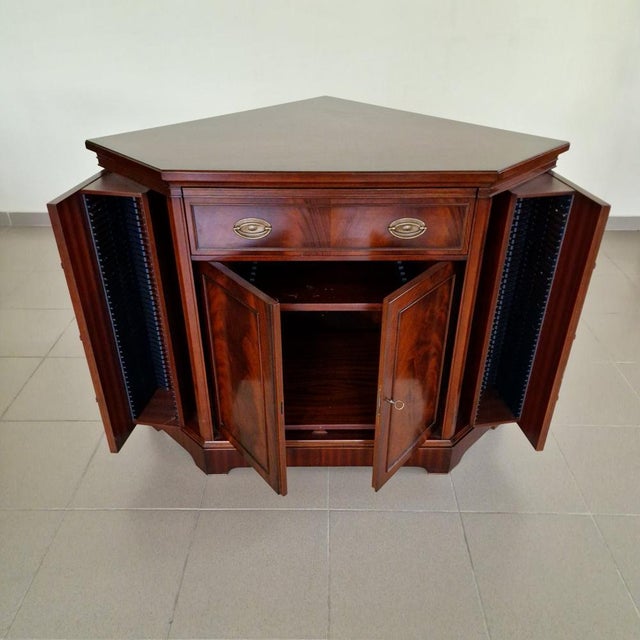 Wood Corner Cabinet from Heldense For Sale - Image 7 of 9