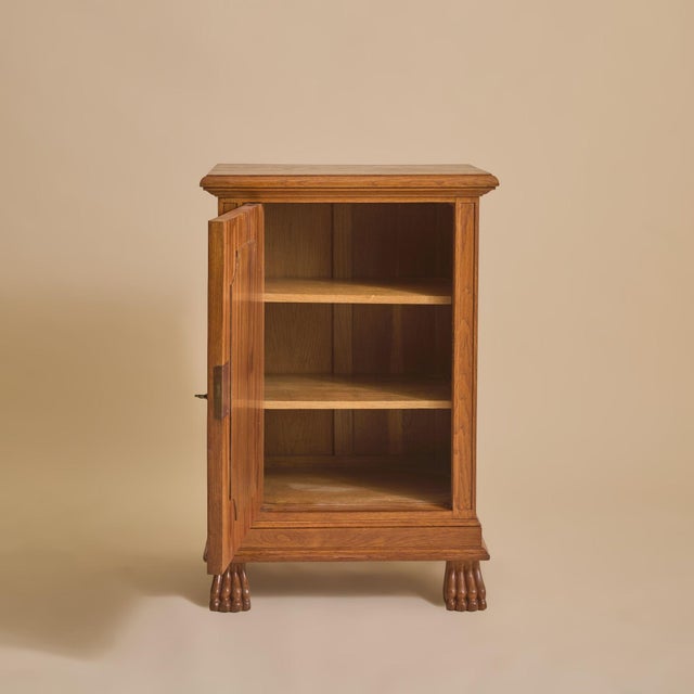 French Cerused Oak Parchment Cabinet in the Style of Jean-Charles Moreux, 1940s For Sale In Chicago - Image 6 of 11